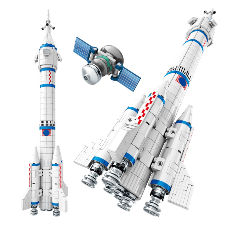 Long March 2F Launch Vehicle 903pcs - Building Blocks set - Turbo Moc