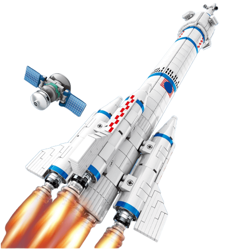 Long March 2F Launch Vehicle 903pcs - Building Blocks set - Turbo Moc