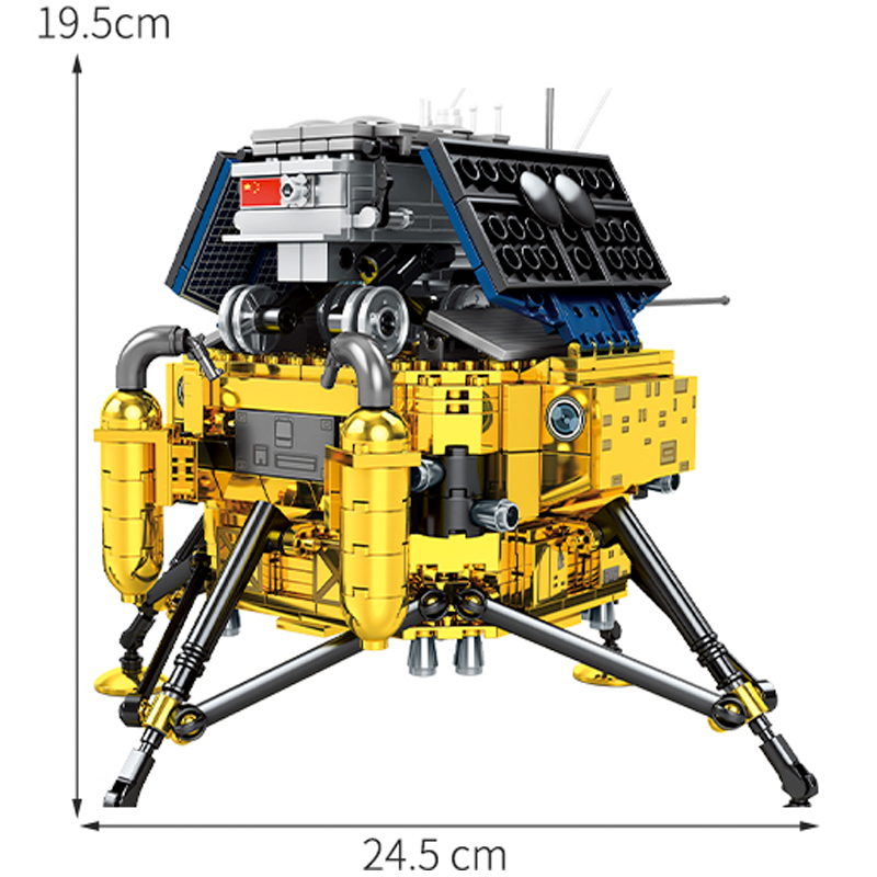 Lunar Probe 702pcs - Building Blocks set - Turbo Moc