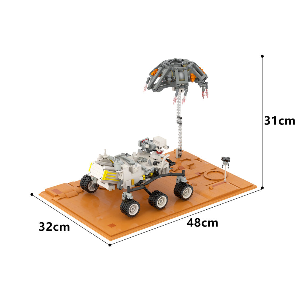 Mars Rover with Mars Base 1621pcs - Building Blocks set - Turbo Moc