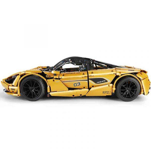 McLaren 720s Yellow s set, compatible with Lego
