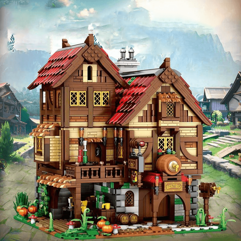 Medieval Bistro And Tavern 2830pcs - Building Blocks set - Turbo Moc