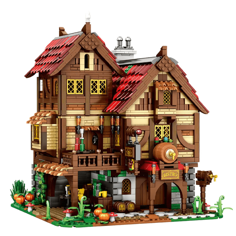 Medieval Bistro And Tavern 2830pcs - Building Blocks set - Turbo Moc