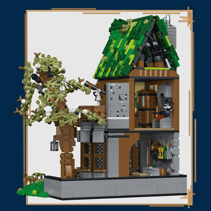 Medieval Tavern 1871pcs - Building Blocks set - Turbo Moc