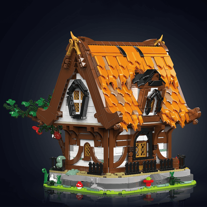 Medieval Wooden Cabin 2191pcs - Building Blocks set - Turbo Moc