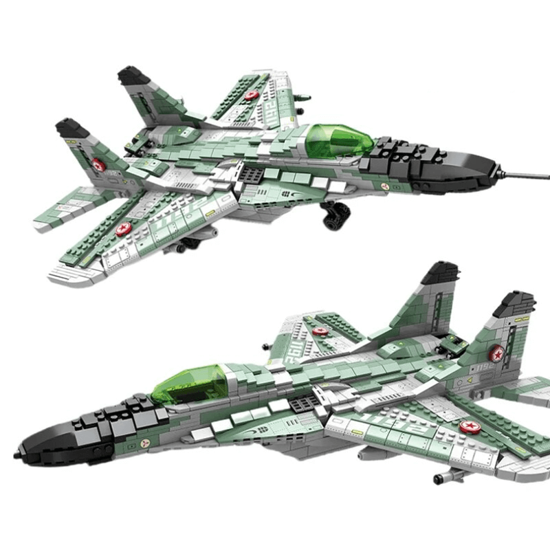 MiG Gurevich MIG-29 Fighter 1386pcs - Building Blocks set - Turbo Moc