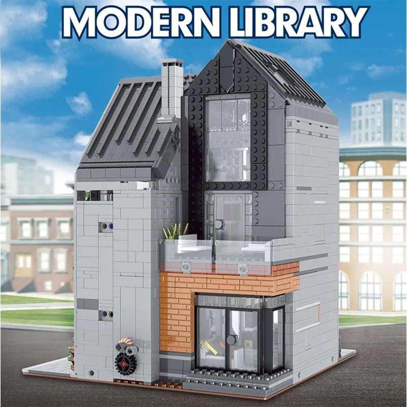 Modern Library 2789pcs - Building Blocks set - Turbo Moc