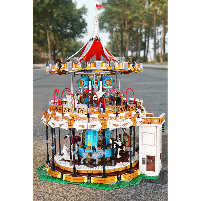 Motorised Merry Go Round 5085pcs - Building Blocks set - Turbo Moc