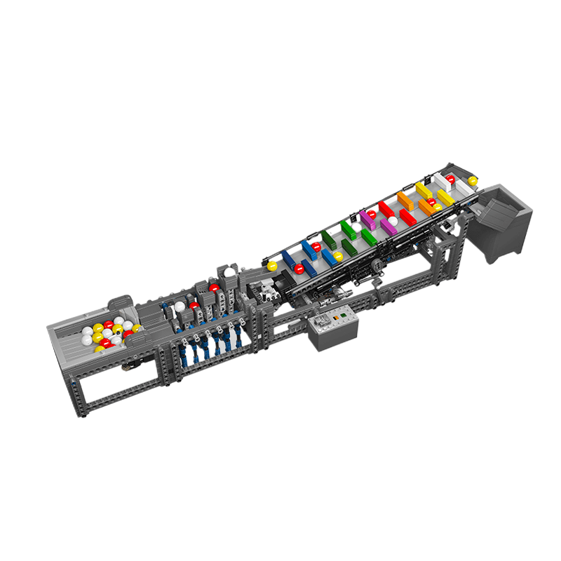 Motorised Rainbow Ladder GBC 1280pcs - Building Blocks set - Turbo Moc