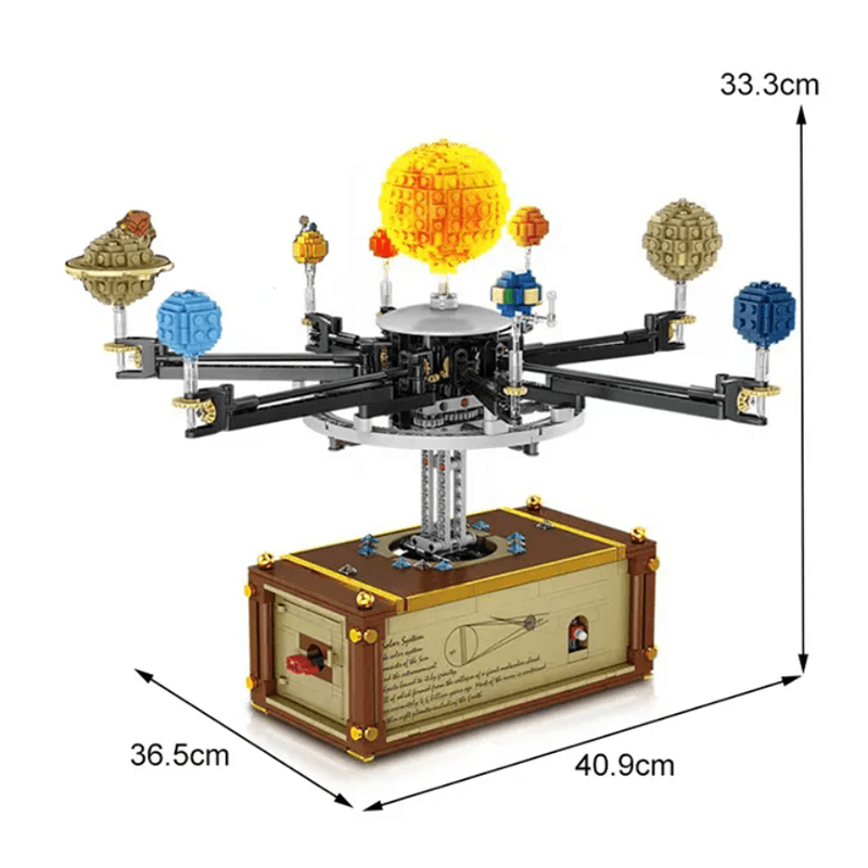 Motorised Solar System 1468pcs - Building Blocks set - Turbo Moc