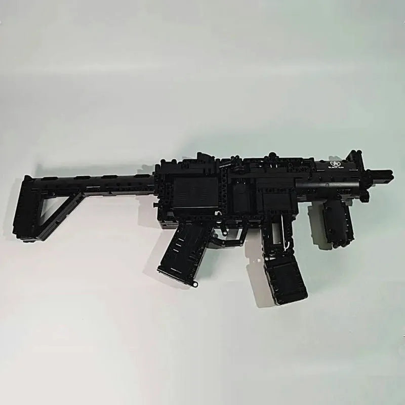 Military Motorized MP5 SMG - Building Blocks set compatible Lego - Turbo Moc