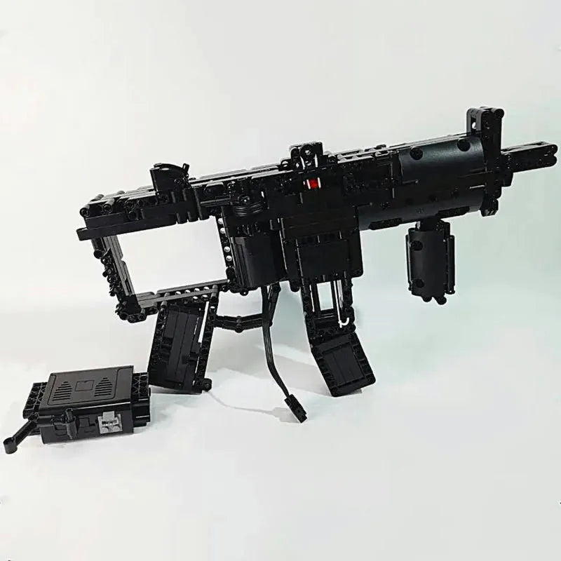 Military Motorized MP5 SMG - Building Blocks set compatible Lego - Turbo Moc