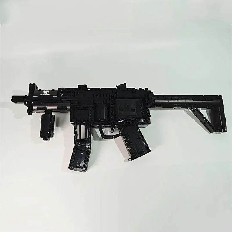 Military Motorized MP5 SMG - Building Blocks set compatible Lego - Turbo Moc