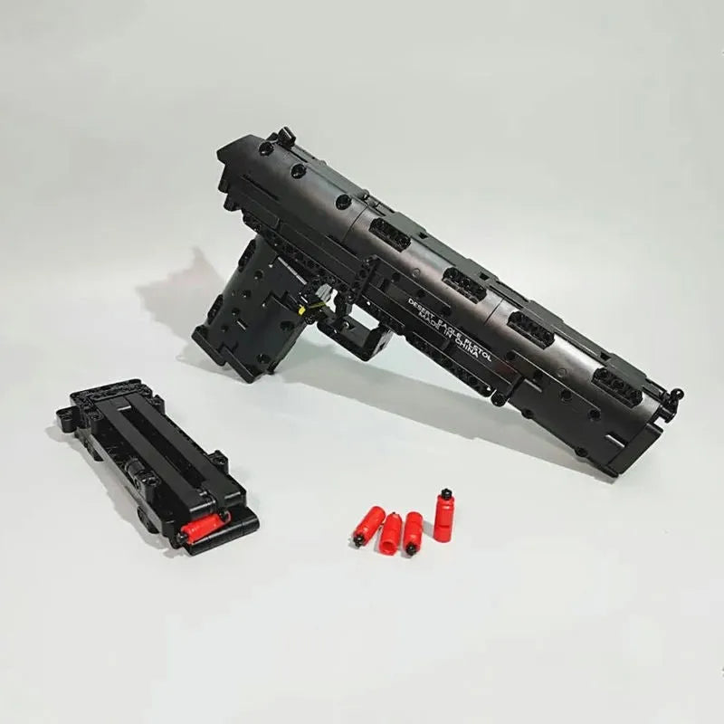 Military Desert Eagle Pistol - Building Blocks set compatible Lego - Turbo Moc