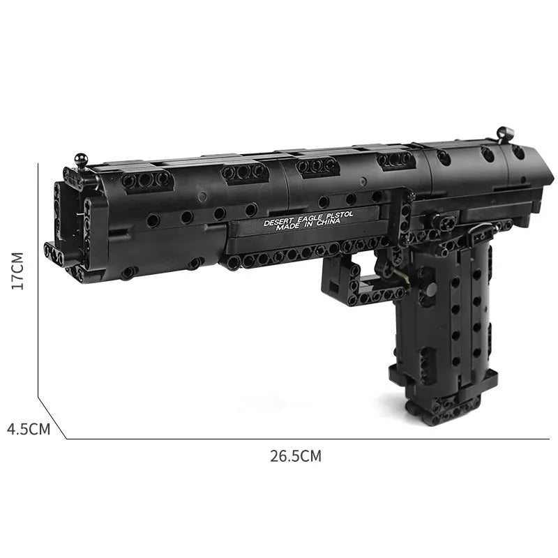 Military Desert Eagle Pistol - Building Blocks set compatible Lego - Turbo Moc