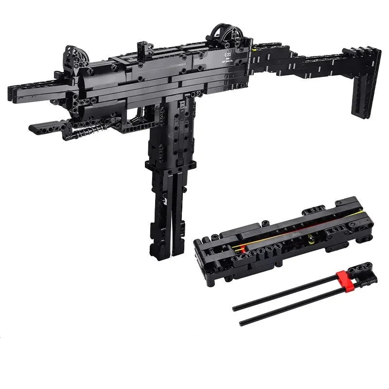 UZI SMG Sub Machine Gun - Building Blocks set compatible Lego - Turbo Moc