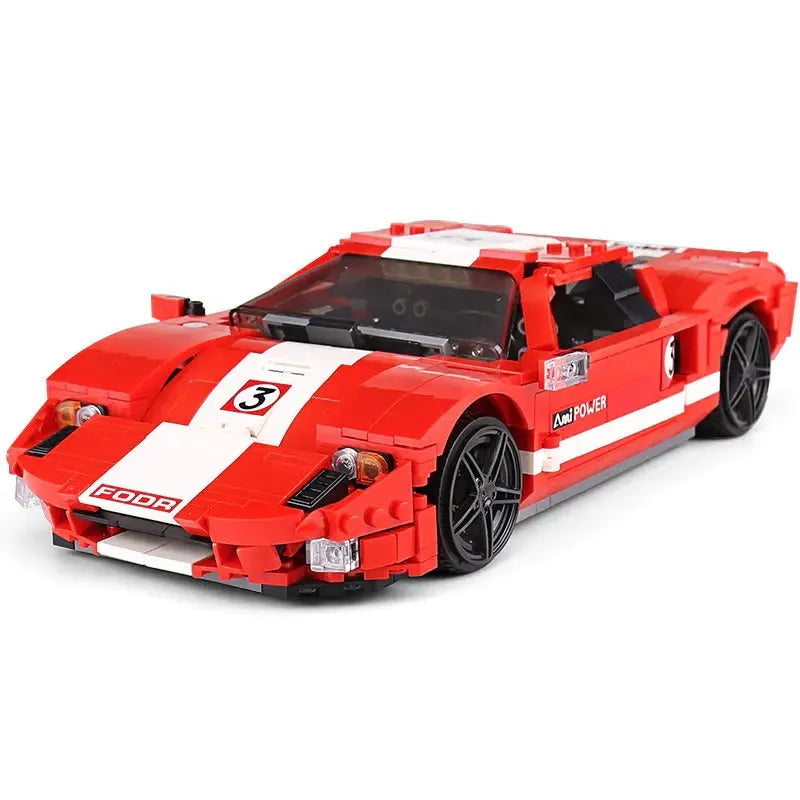 2005 Ford GT Racing - Building Blocks set compatible Lego - Turbo Moc