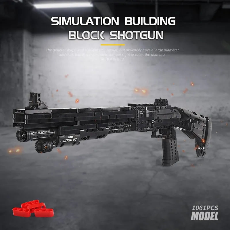 M4 Super 90 Shotgun - Building Blocks set compatible Lego - Turbo Moc