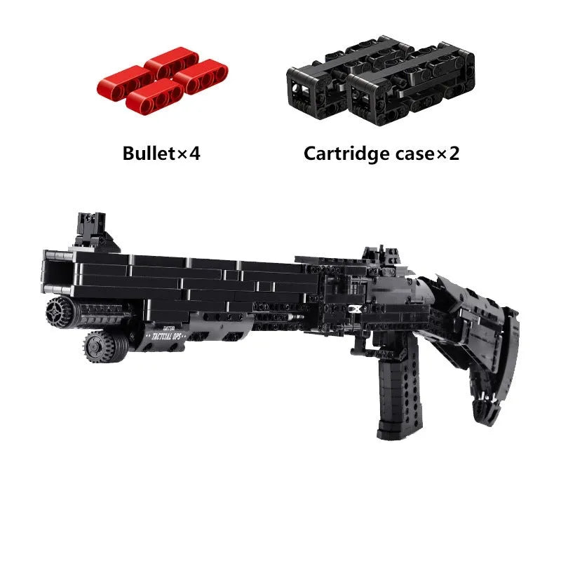 M4 Super 90 Shotgun - Building Blocks set compatible Lego - Turbo Moc