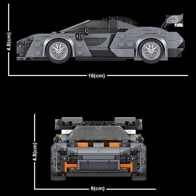 Mini McLaren Senna Racing - Building Blocks set compatible Lego - Turbo Moc