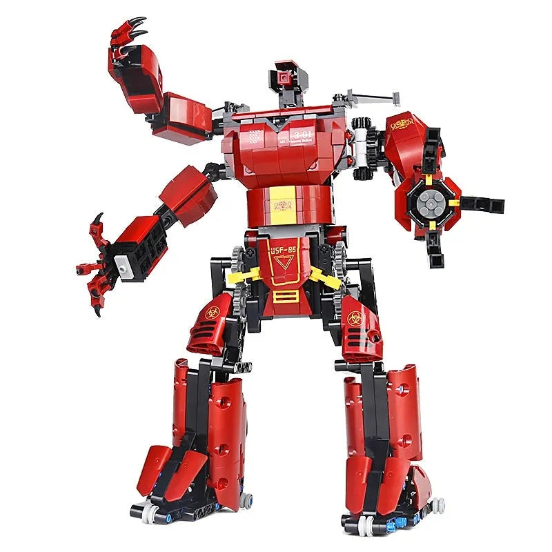 Tech RC Motorized Crimson Beast Robot Bricks Toy 15038 - Building Blocks set compatible Lego - Turbo Moc