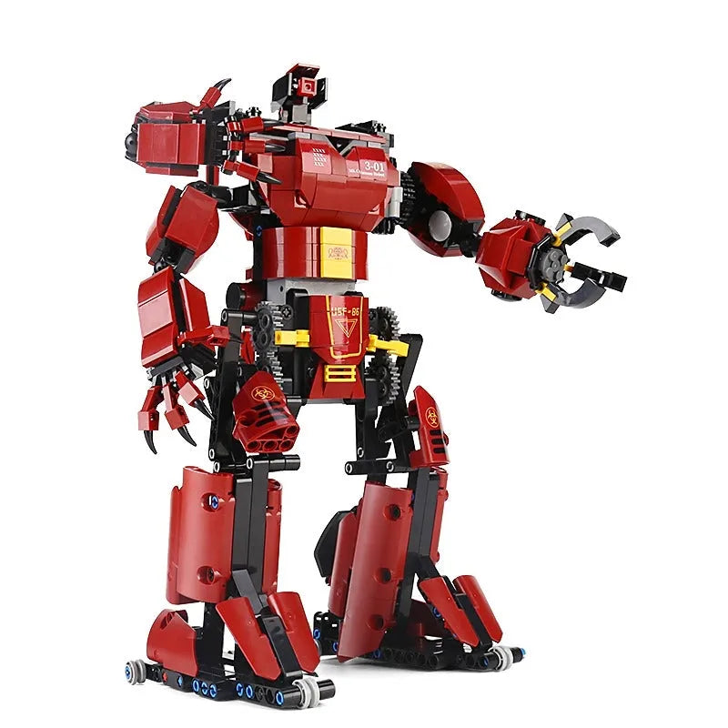 Tech RC Motorized Crimson Beast Robot Bricks Toy 15038 - Building Blocks set compatible Lego - Turbo Moc