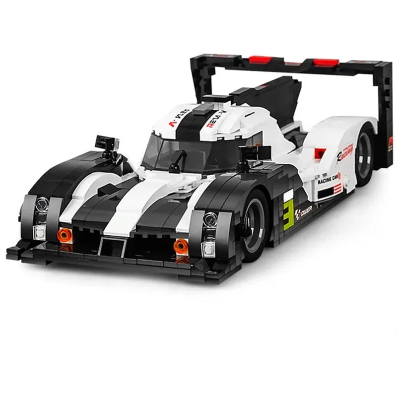 Porsche 919 Racing Sports Car - Building Blocks Set | Turbo Moc