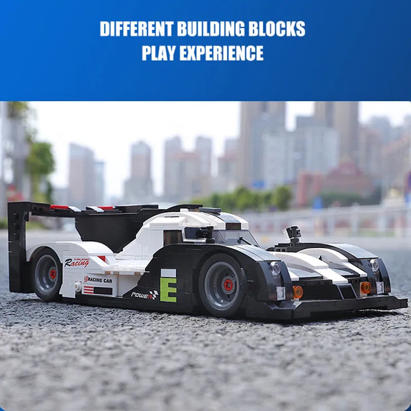 Porsche 919 Racing Sports Car - Building Blocks set compatible Lego - Turbo Moc