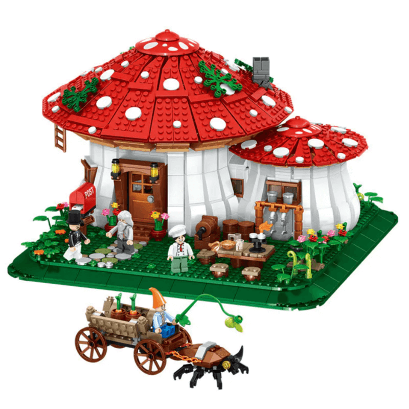 Mushroom House 2232pcs - Building Blocks set - Turbo Moc