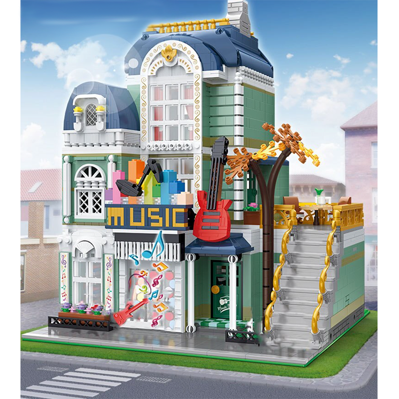 Music Store 3004pcs - Building Blocks set - Turbo Moc