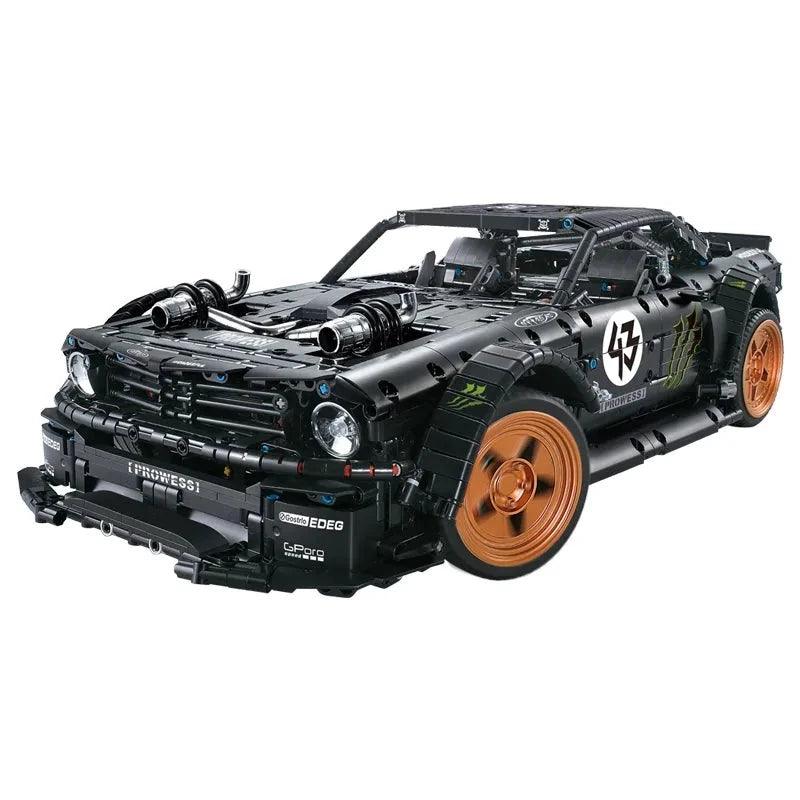 Ken Block Ford Mustang Hoonigan s set, compatible with Lego