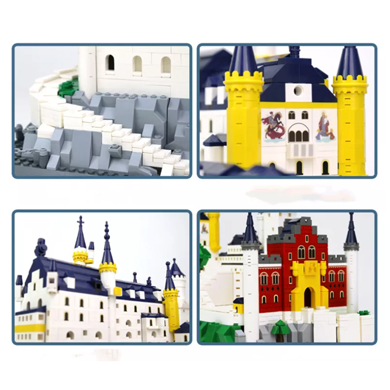 Neuschwanstein Castle 1969pcs - Building Blocks set - Turbo Moc