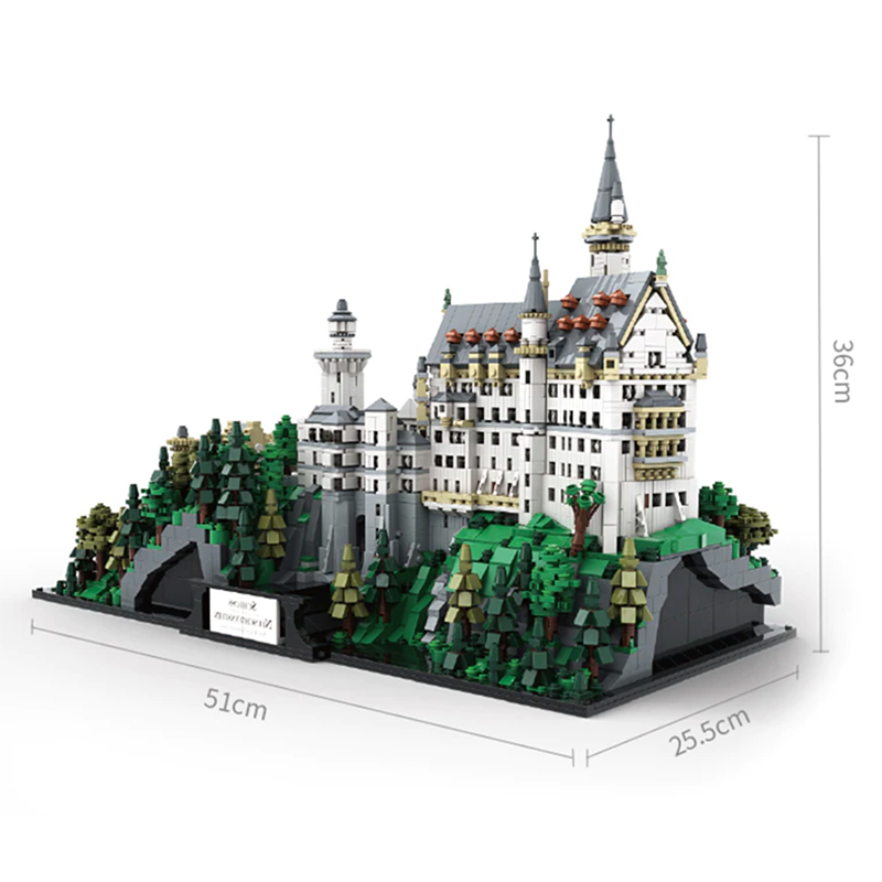 Neuschwanstein Castle 7437pcs - Building Blocks set - Turbo Moc