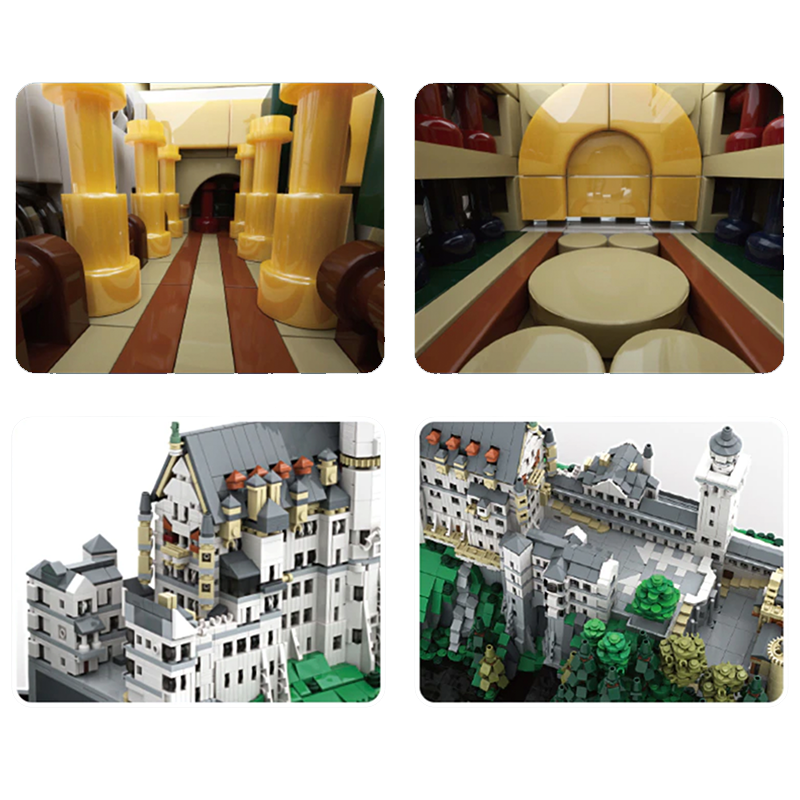 Neuschwanstein Castle 7437pcs - Building Blocks set - Turbo Moc