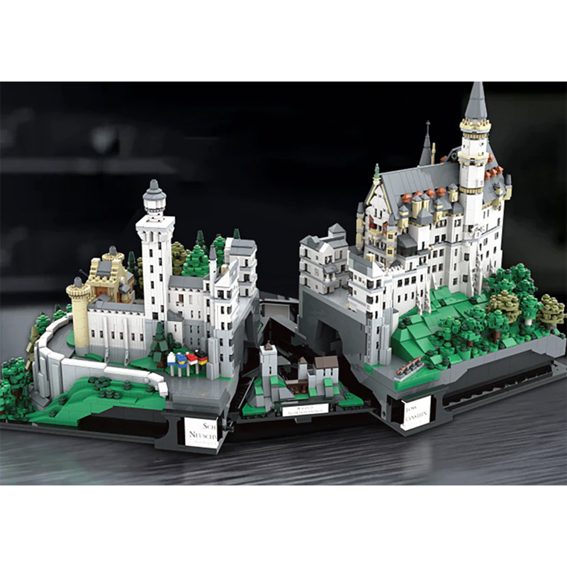 Neuschwanstein Castle 7437pcs - Building Blocks set - Turbo Moc