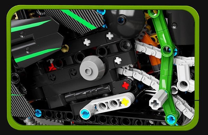 Kawasaki Ninja H2R s set, compatible with Lego