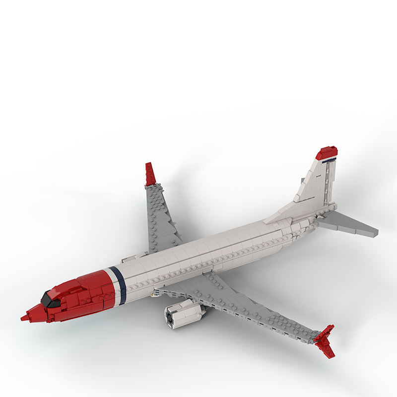 Norwegian Airline 1139pcs - Building Blocks set - Turbo Moc