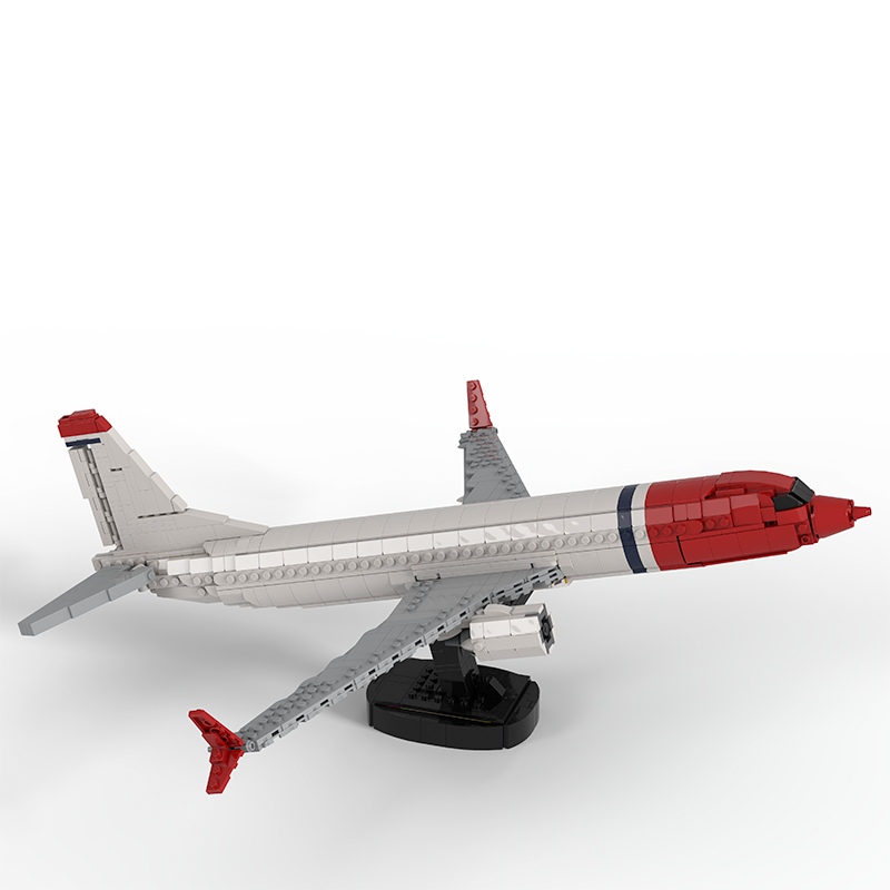 Norwegian Airline 1139pcs - Building Blocks set - Turbo Moc