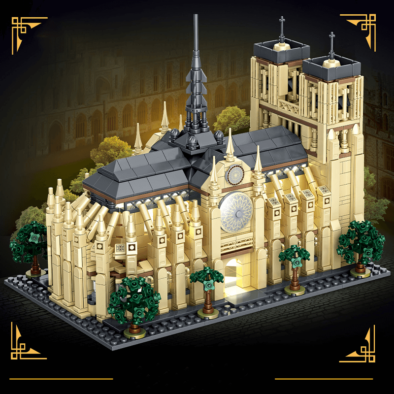 Notre Dame Cathedral 1756pcs - Building Blocks set - Turbo Moc