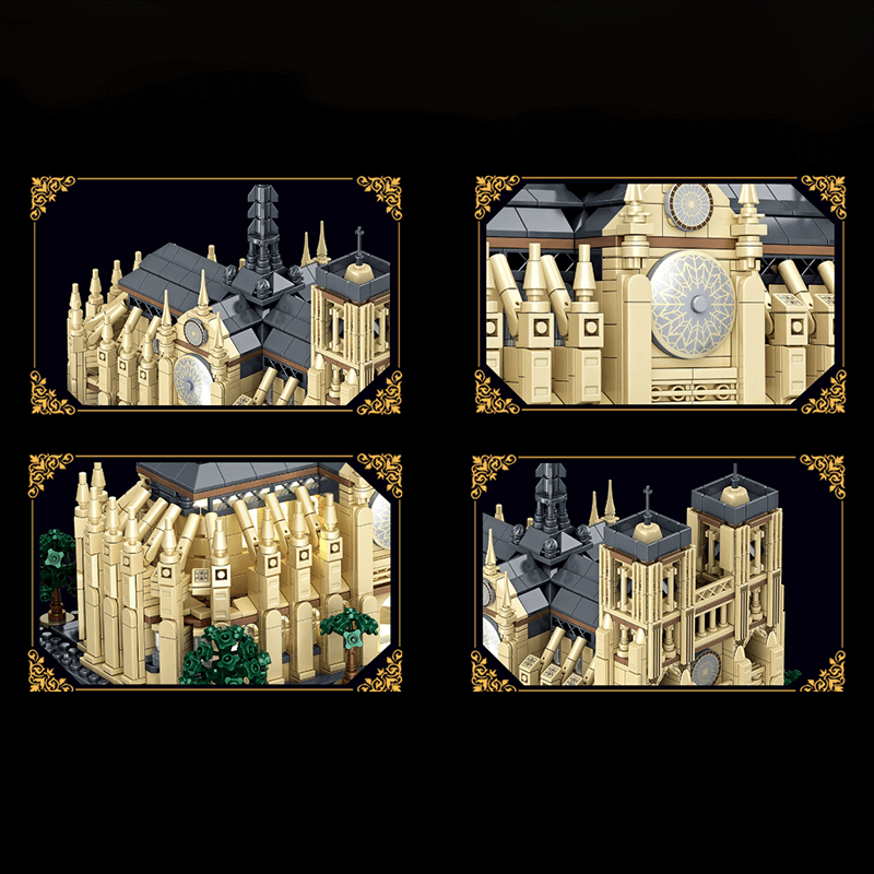 Notre Dame Cathedral 1756pcs - Building Blocks set - Turbo Moc