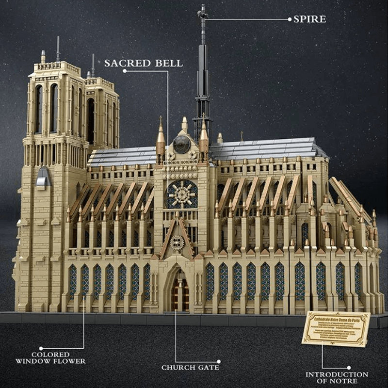 Notre Dame Cathedral 8867pcs - Building Blocks set - Turbo Moc