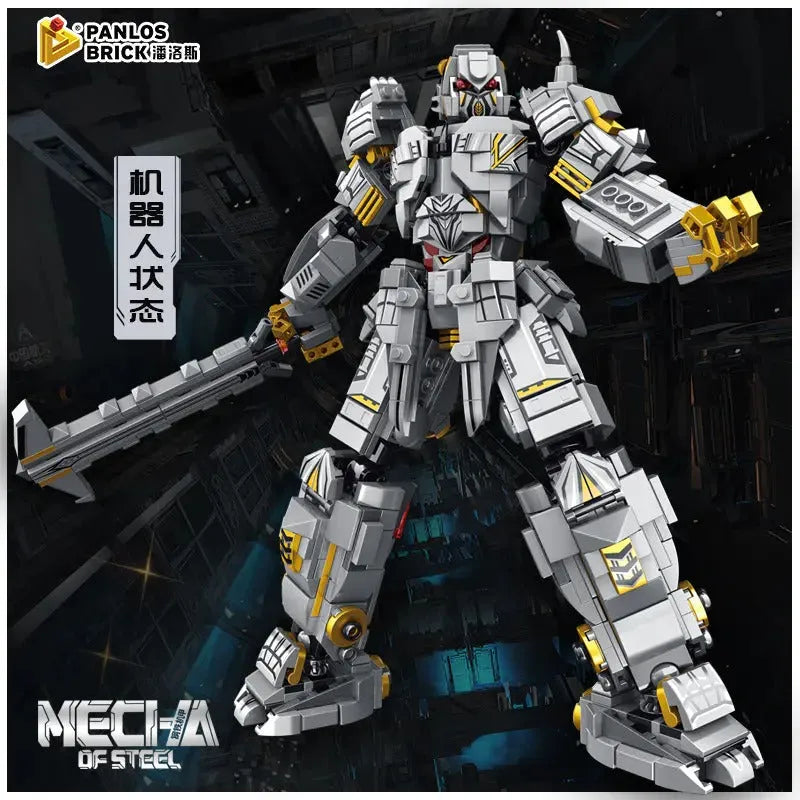 Mecha Of Steel Mech Megatron Transformer Robot Bricks Toy - Building Blocks set compatible Lego - Turbo Moc