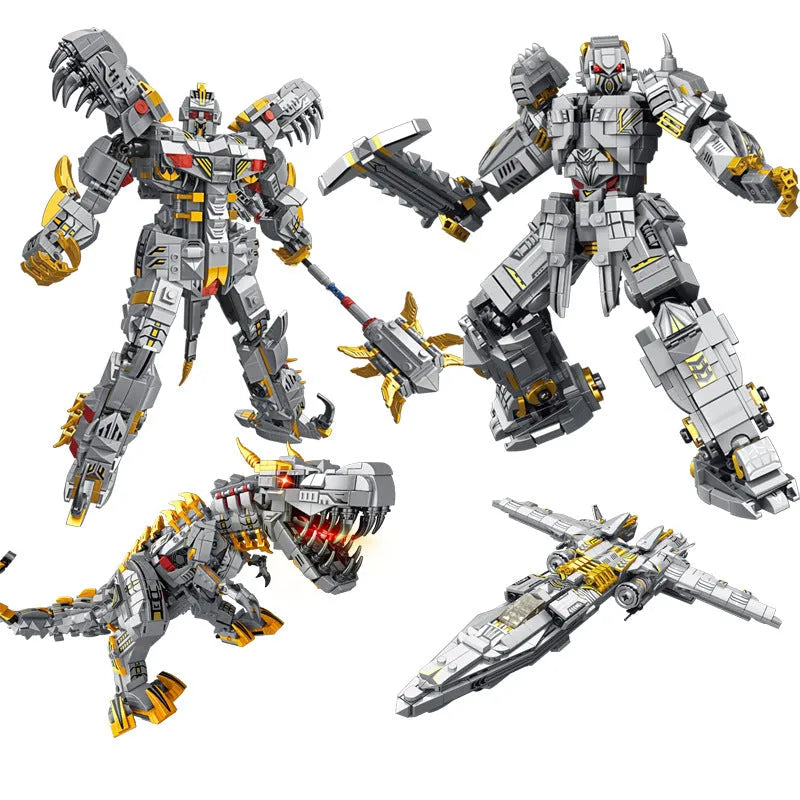 Mecha Of Steel Mech Megatron Transformer Robot Bricks Toy - Building Blocks set compatible Lego - Turbo Moc