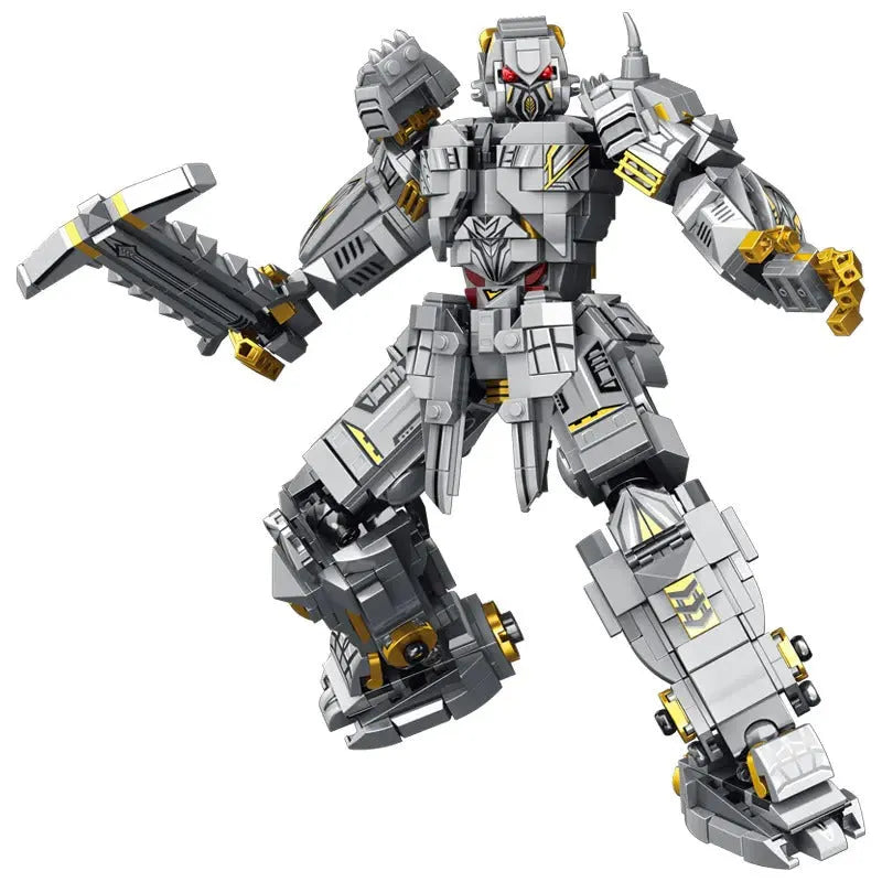 Mecha Of Steel Mech Megatron Transformer Robot Bricks Toy - Building Blocks set compatible Lego - Turbo Moc