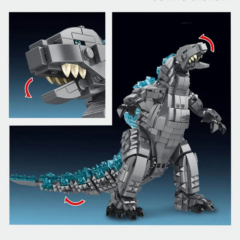 Monster Godzilla Mecha Bricks Toys - Building Blocks set compatible Lego - Turbo Moc