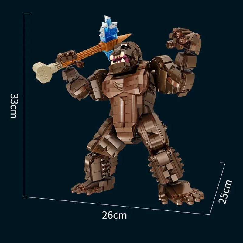 Movie Expert King Kong Bricks Toy - Building Blocks set compatible Lego - Turbo Moc