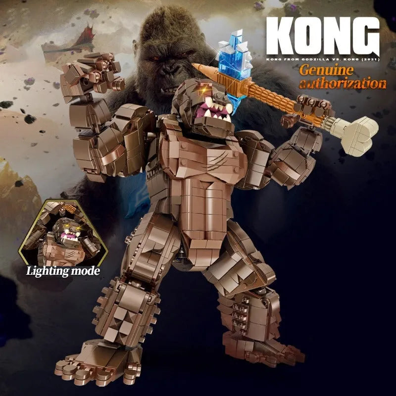 Movie Expert King Kong Bricks Toy - Building Blocks set compatible Lego - Turbo Moc