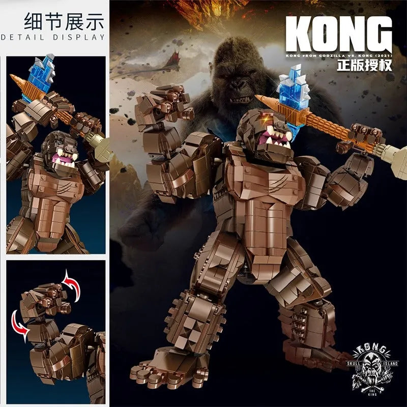 Movie Expert King Kong Bricks Toy - Building Blocks set compatible Lego - Turbo Moc