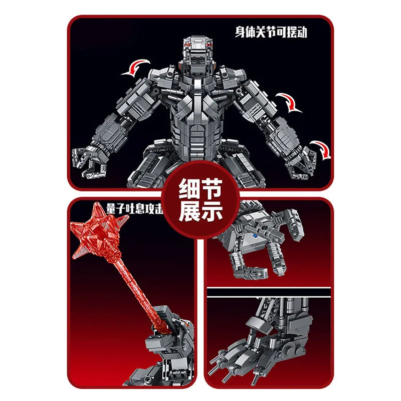 Movie Expert Mecha Godzilla Bricks Toy - Building Blocks set compatible Lego - Turbo Moc