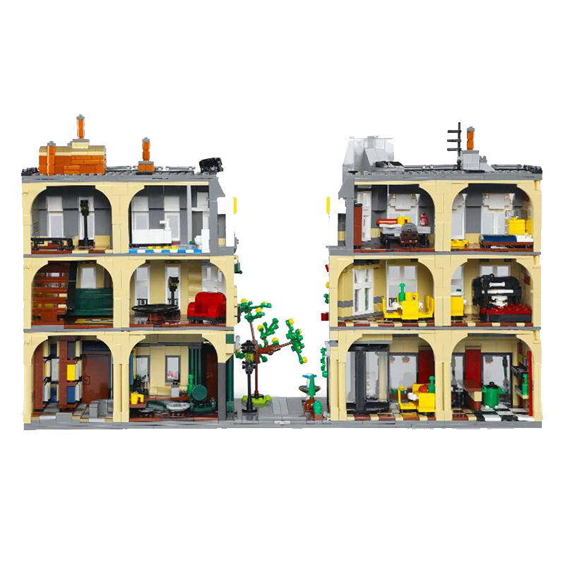 Parisian Street Architecture 3229pcs - Building Blocks set - Turbo Moc